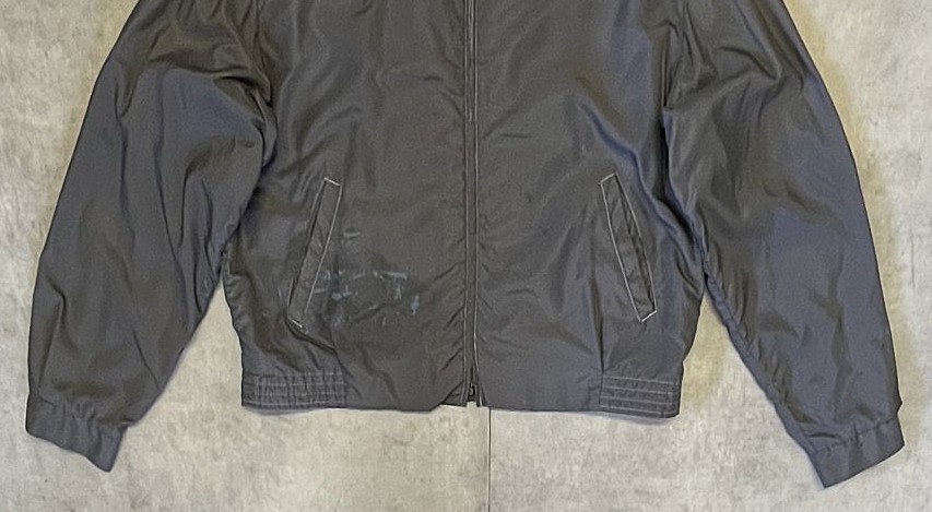 画像: 60'S SUMMERS CALIFORNIA 裏地付き ドリズラージャケット TALONジップ チャコール (VINTAGE)