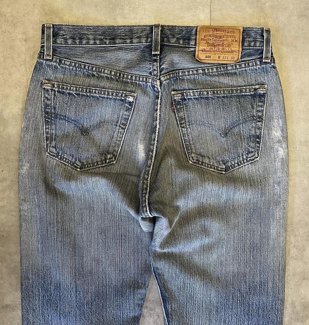 画像: 00'S LEVIS 501 デニム インディゴ W33L30 USA製 (VINTAGE)