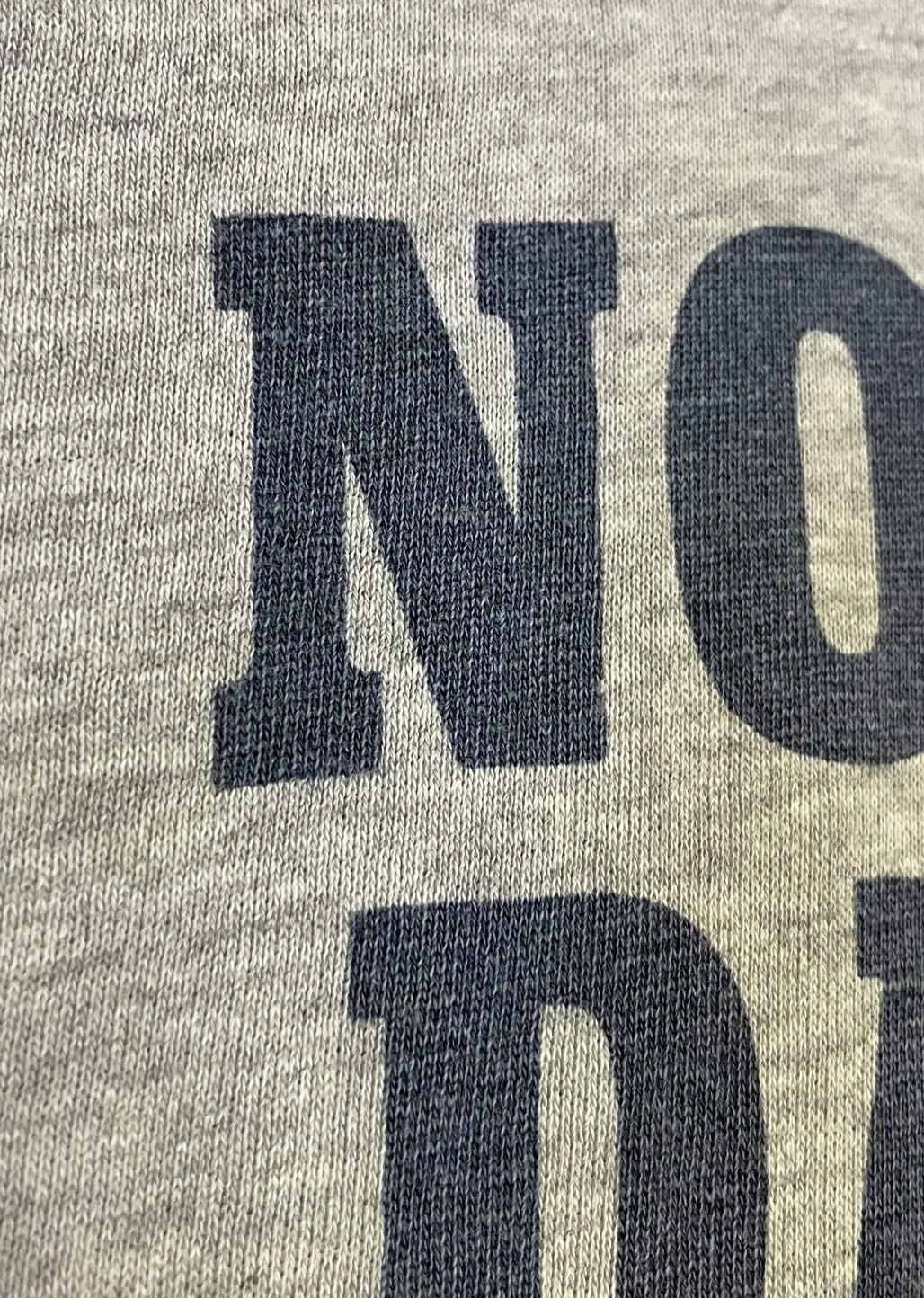 画像4: 80'S CHAMPION "NOTRE DAME" トリコタグ 染み込みプリント パーカー グレー USA製 (VINTAGE)