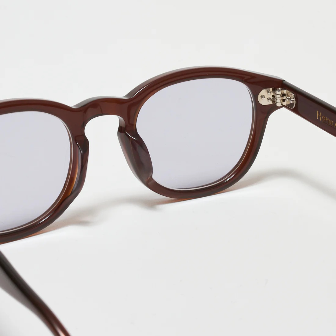 画像5: H OPTICAL "H-02" アイウェア ブラウン/ライトグレーレンズ (NEW)
