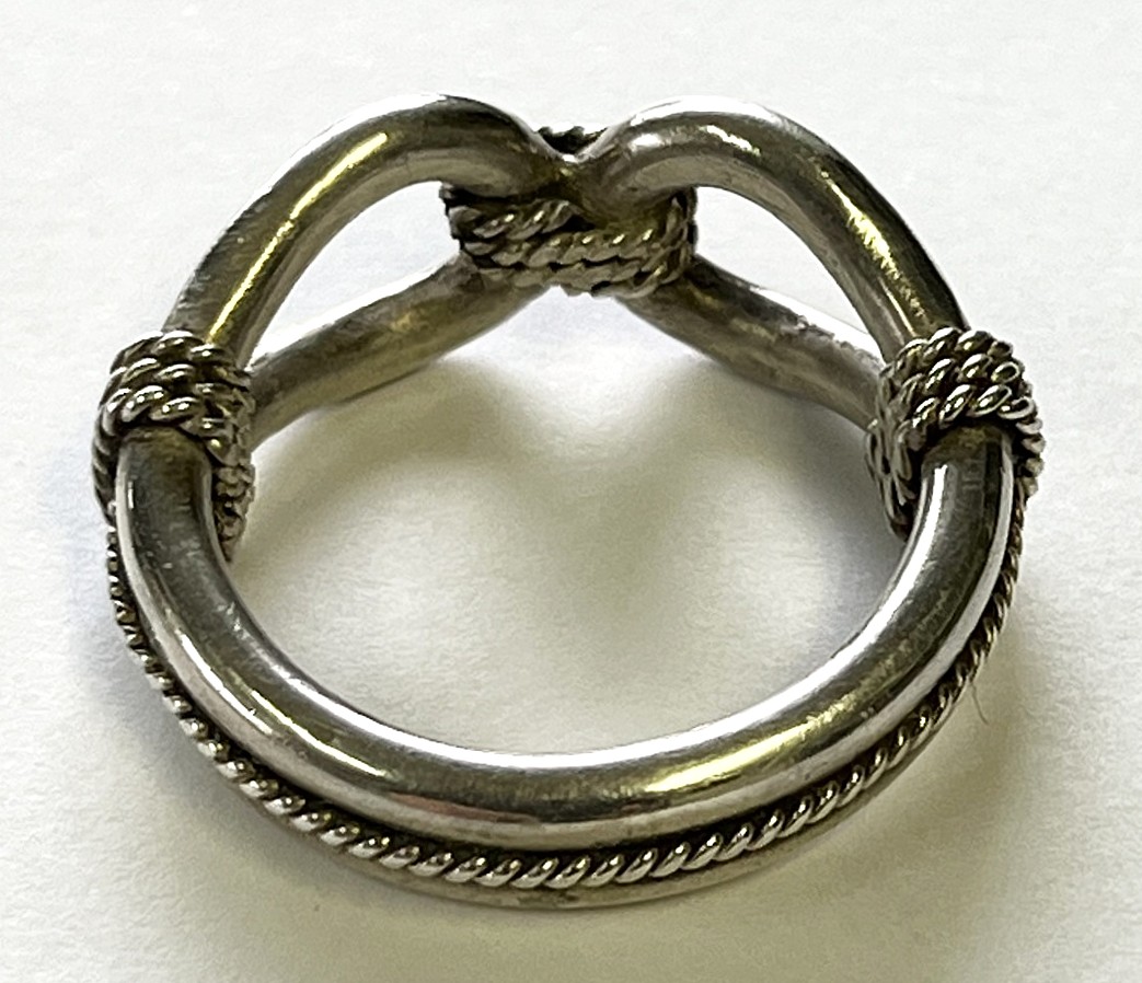 画像3: ナバホ族 インディアンジュエリー "STEVE ARVISO" ホースウィスパラー シルバーリング (NEW)