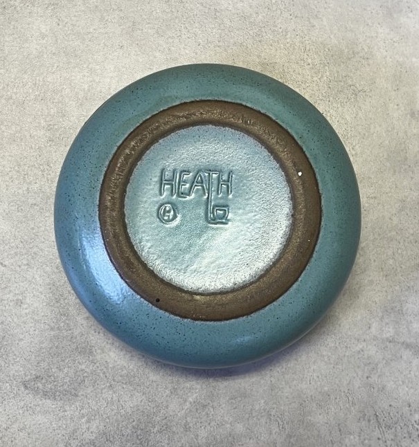 画像3: HEATH CERAMICS アッシュトレー 灰皿 ターコイズブルー USA製 (VINTAGE)