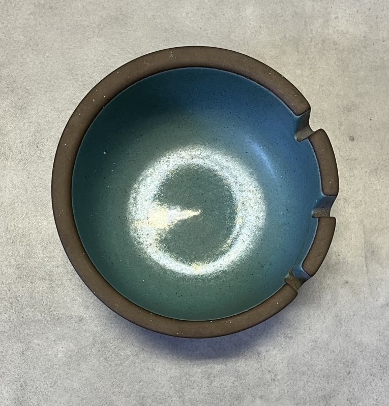 画像2: HEATH CERAMICS アッシュトレー 灰皿 ターコイズブルー USA製 (VINTAGE)