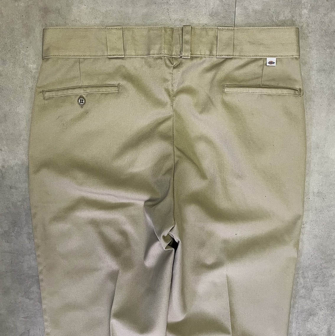 画像: 80'S DICKIES 874 チビタグ ワークパンツ ベージュ W36L31 USA製 (VINTAGE)