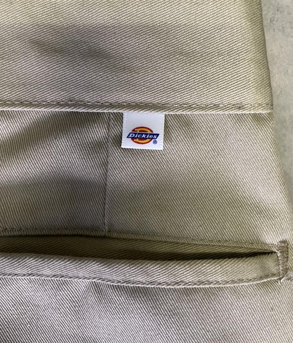 画像2: 80'S DICKIES 874 チビタグ ワークパンツ ベージュ W36L31 USA製 (VINTAGE)