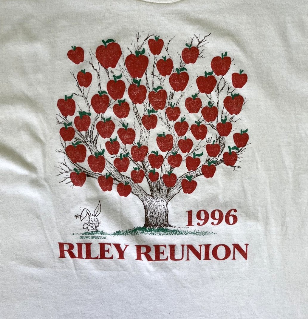 画像3: 90'S RILEY REUNION シングルステッチ 半袖 Tシャツ ホワイト (VINTAGE)