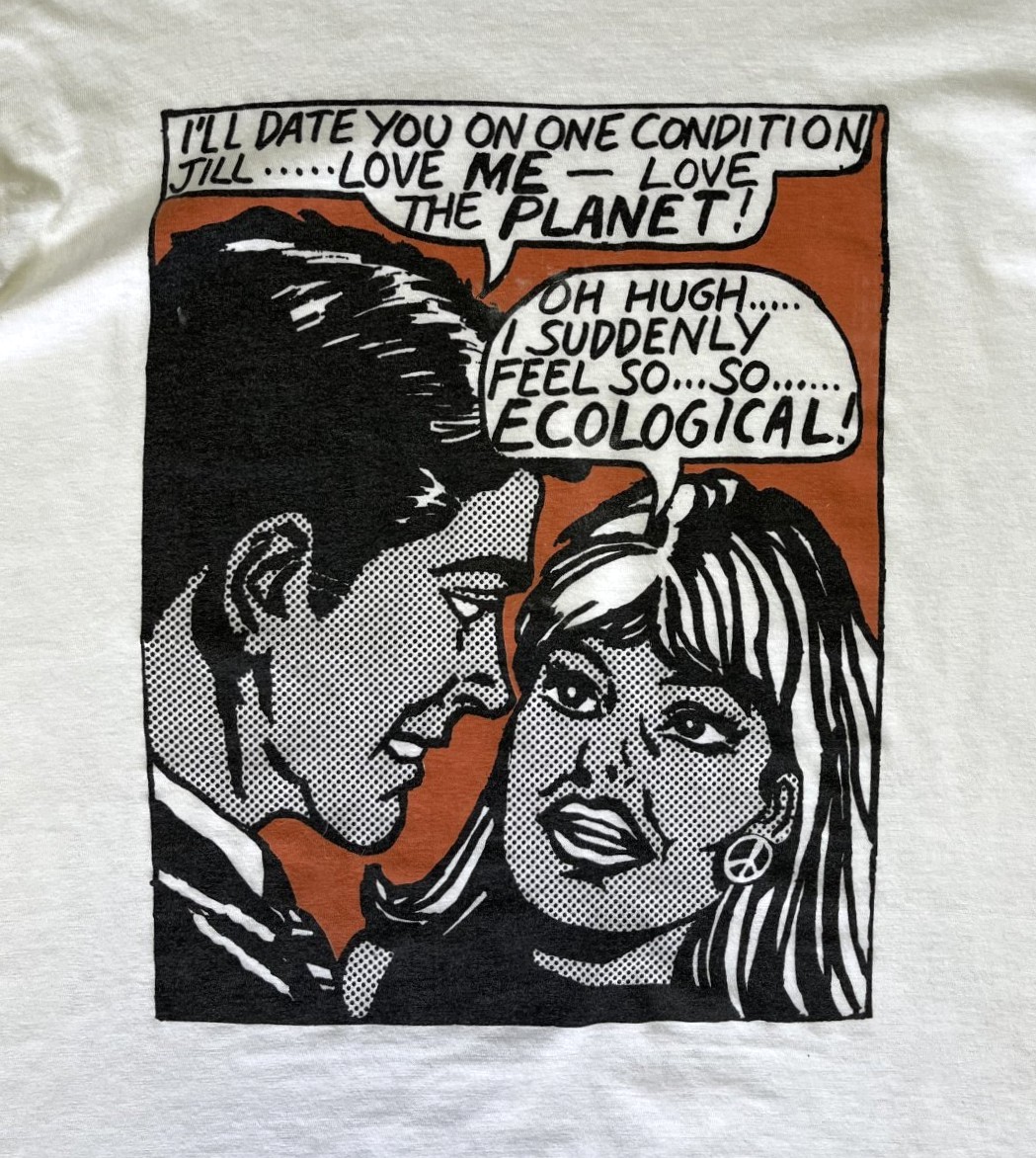 画像3: 80'S UNKNOWN ロイリキテンスタインスタイル アメコミプリント 半袖 Tシャツ ホワイト (MINT CONDITION)