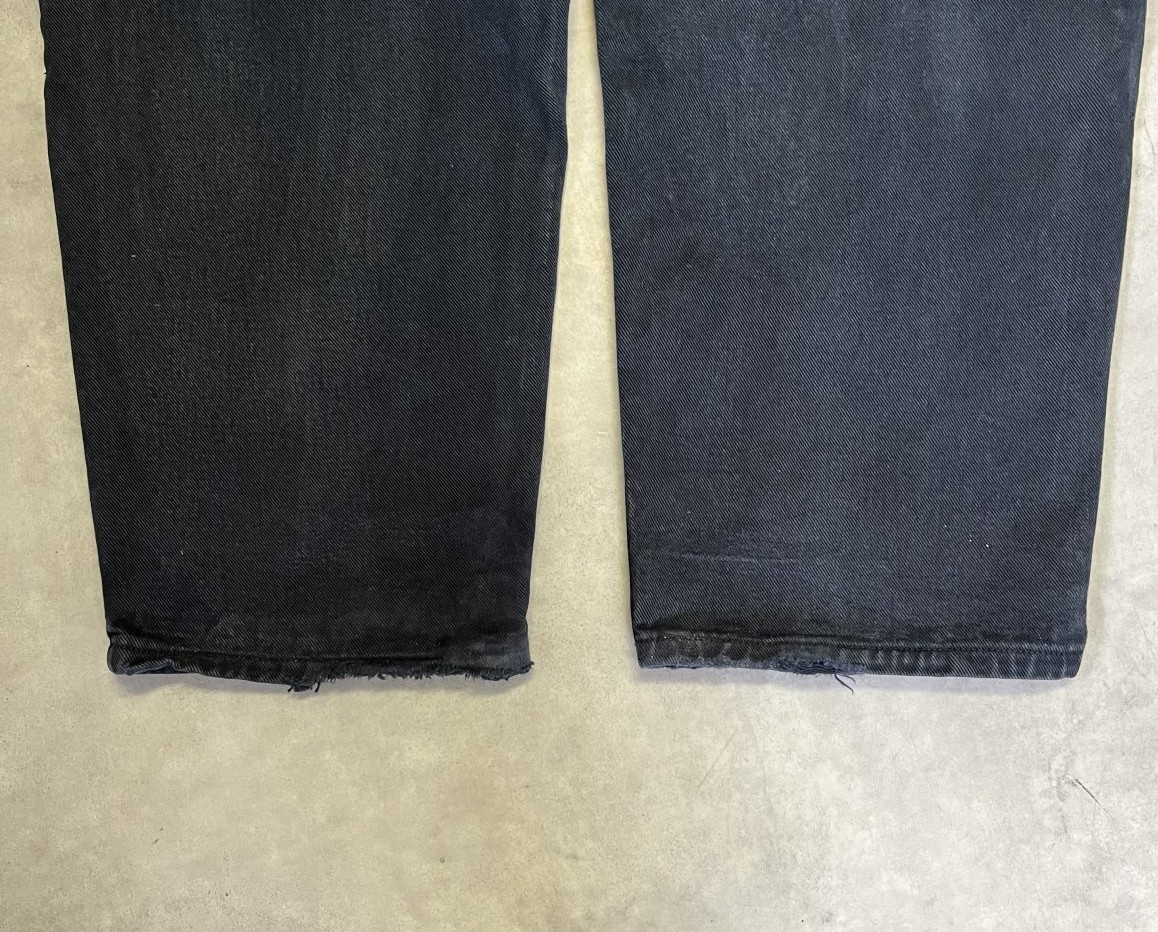 画像5: 90'S LEVIS SILVER TAB "BAGGY" バギーデニム ブラック W38L32 USA製 (VINTAGE)
