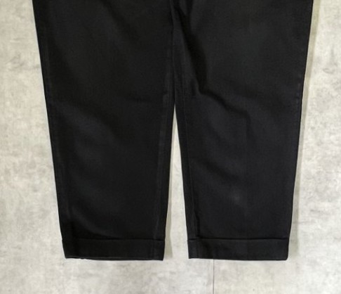 画像: 90'S RALPH LAUREN "HAMMOND PANT" ツープリーツ チノパンツ ブラック (VINTAGE)