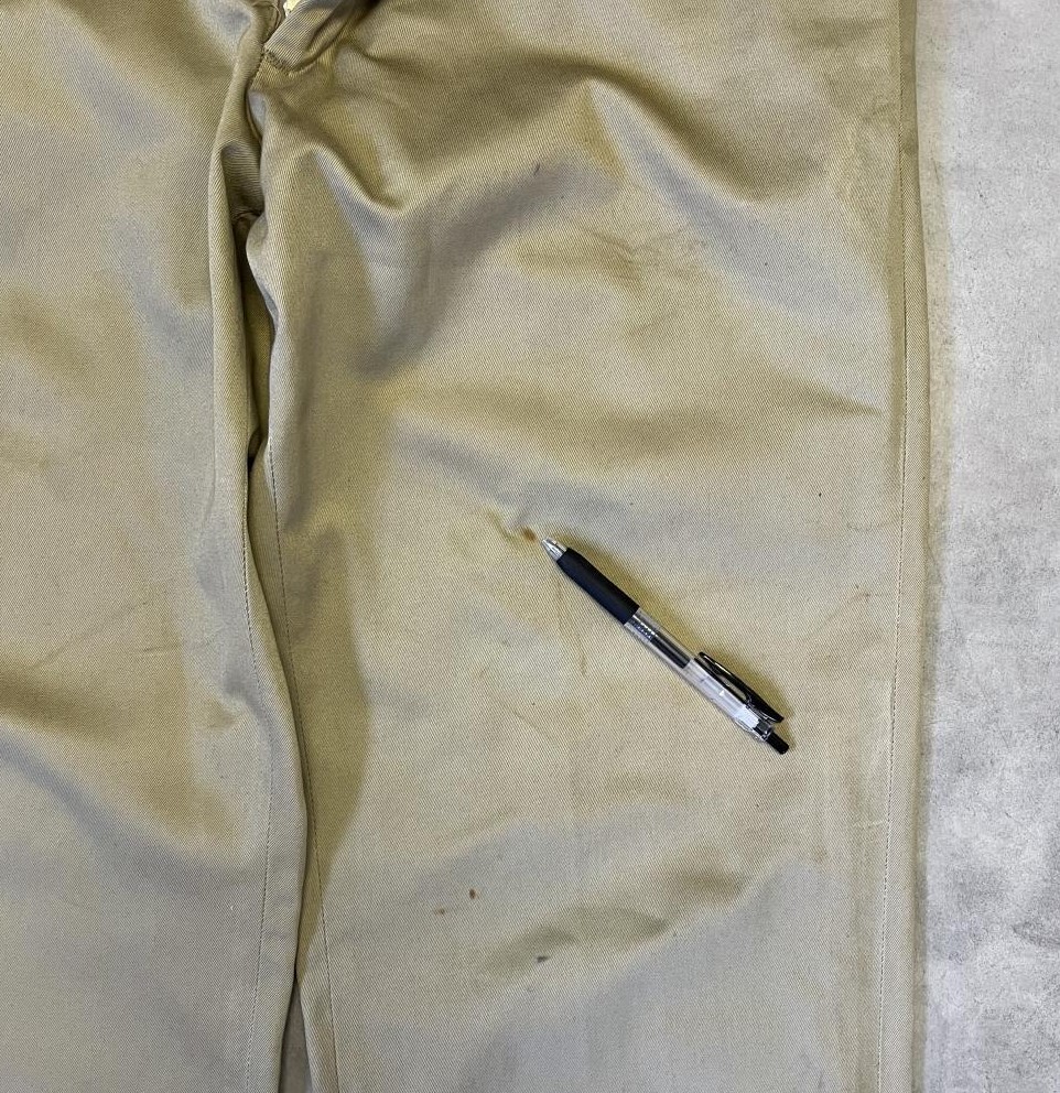 画像5: 60'S アメリカ軍 US ARMY コットン100% チノパンツ W34L31 SCOVILLアルミジップ (VINTAGE)