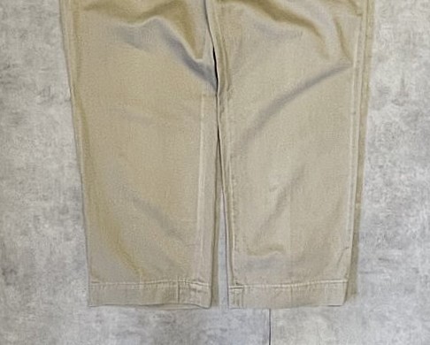 画像: 70'S アメリカ軍 US ARMY コットン100% チノパンツ W36L31 SCOVILLブラスジップ (VINTAGE)