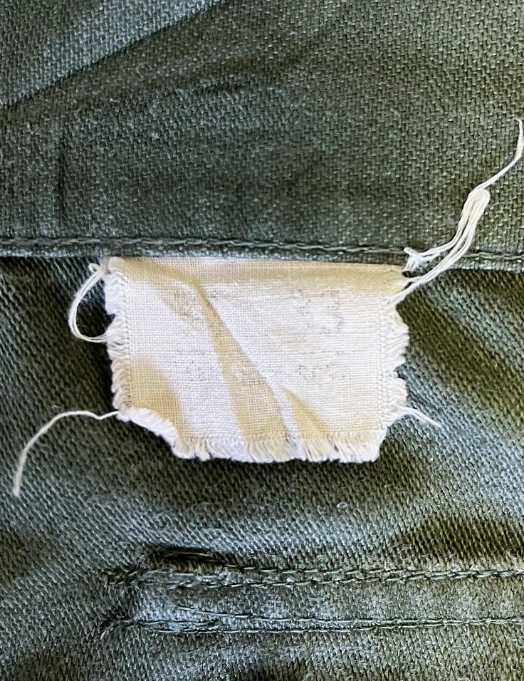 画像3: 60'S アメリカ軍 US ARMY "OG107" コットンサテン ベイカーパンツ ミリタリーグリーン W34L33 (VINTAGE)