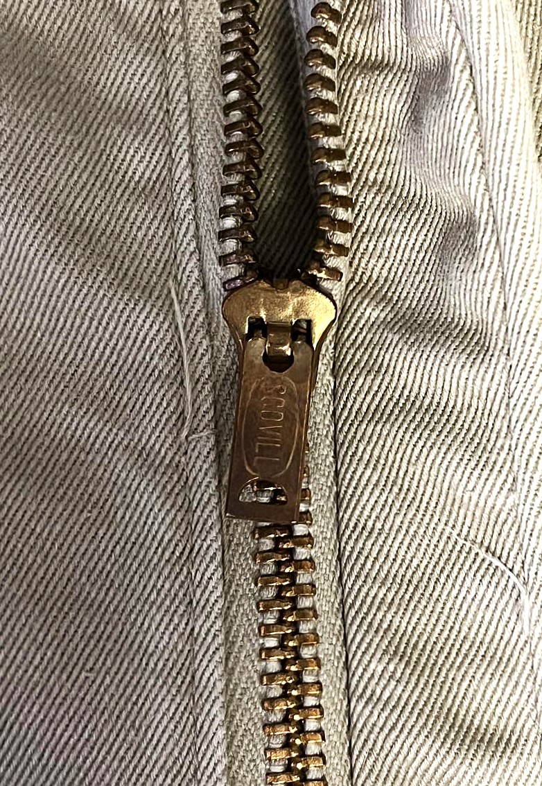 画像3: 70'S アメリカ軍 US ARMY コットン100% チノパンツ W36L31 SCOVILLブラスジップ (VINTAGE)