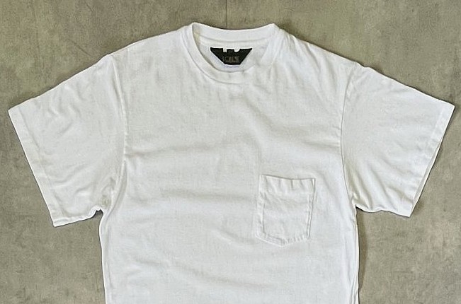 画像: 80'S J.CREW 旧タグ シングルステッチ ポケット付き 半袖 Tシャツ ホワイト USA製 (VINTAGE)