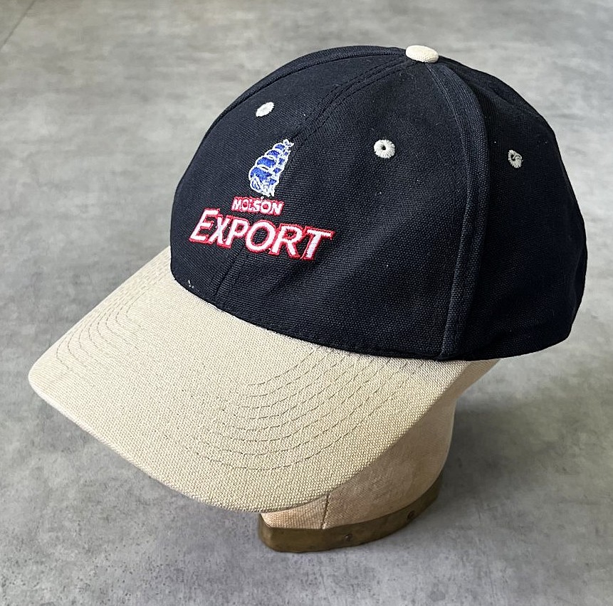 画像1: MOLSON EXPORT 6パネル ベースボールキャップ ツートンカラー (USED)