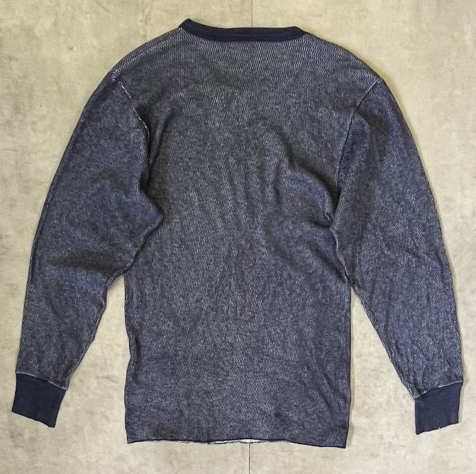 画像3: INDERA MILLS サーマル 長袖 Tシャツ ネイビー (VINTAGE)
