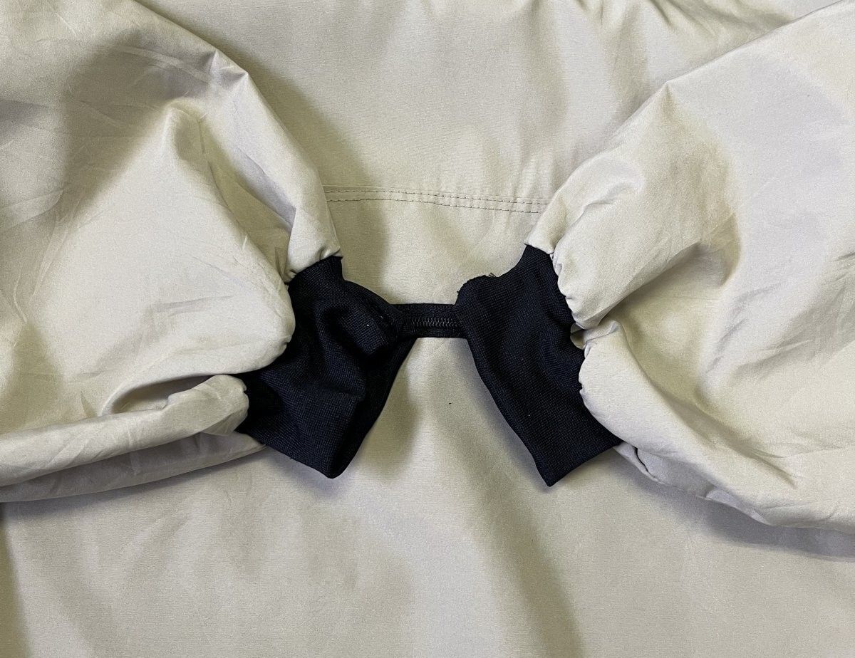 画像: THE ORIGINAL BUG SHIRT ナイロン/メッシュ アノラック ベージュ/ブラック カナダ製 (VINTAGE)