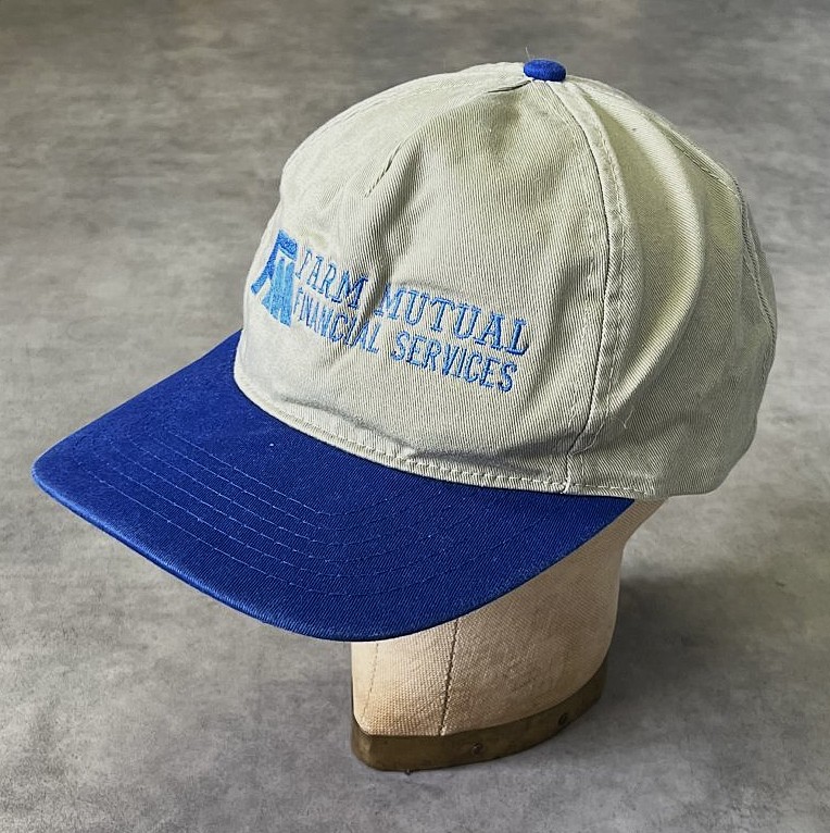 画像1: FARM MUTUAL FINANCIAL SERVICES 6パネル ベースボールキャップ ツートンカラー (USED)