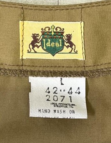 画像2: 70'S IDEAL ハンティングベスト TALONジップ タン (VINTAGE)