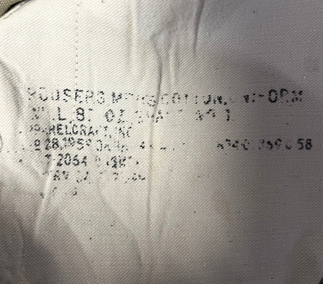 画像2: 50'S アメリカ軍 US ARMY "MIL-T-2064C" ボタンフライ チノパンツ ベージュ (VINTAGE)