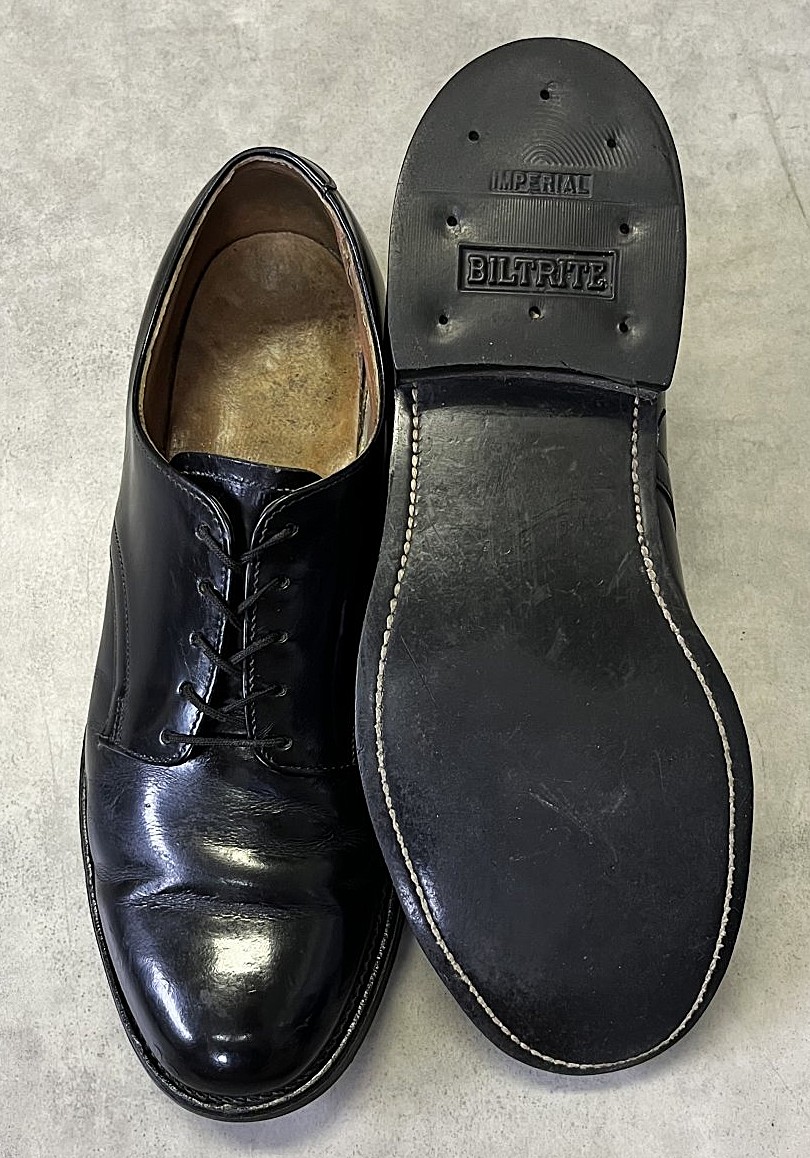 画像: 90'S アメリカ軍 US NAVY "CRADDOCK-TERRY製" ラバーソール サービスシューズ US8W (VINTAGE)