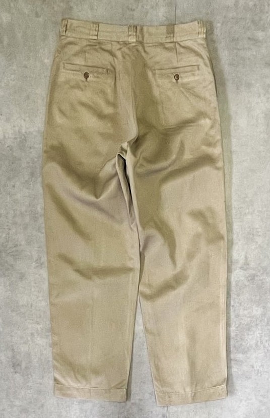 画像3: 50'S アメリカ軍 US ARMY "MIL-T-2064C" ボタンフライ チノパンツ ベージュ (VINTAGE)