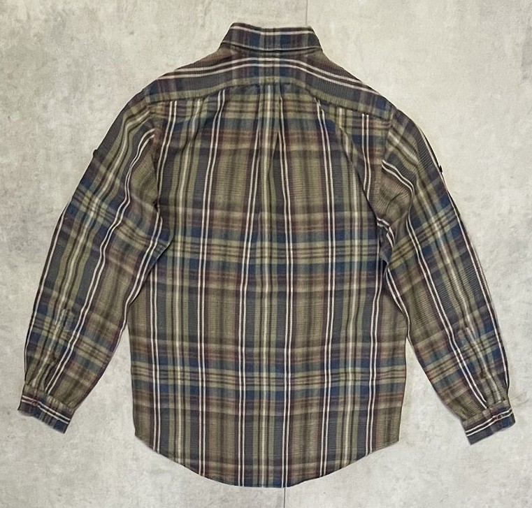 画像3: 90'S RALPH LAUREN リネン/シルク 2WAYシャツ チェック柄 (VINTAGE)