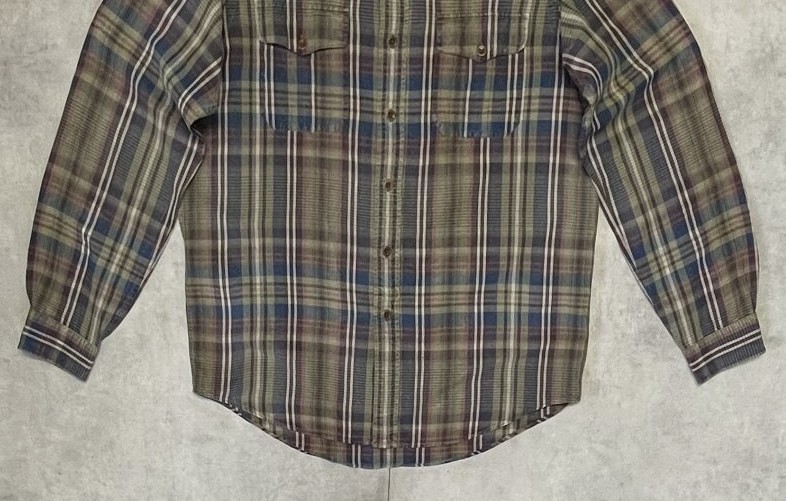 画像: 90'S RALPH LAUREN リネン/シルク 2WAYシャツ チェック柄 (VINTAGE)