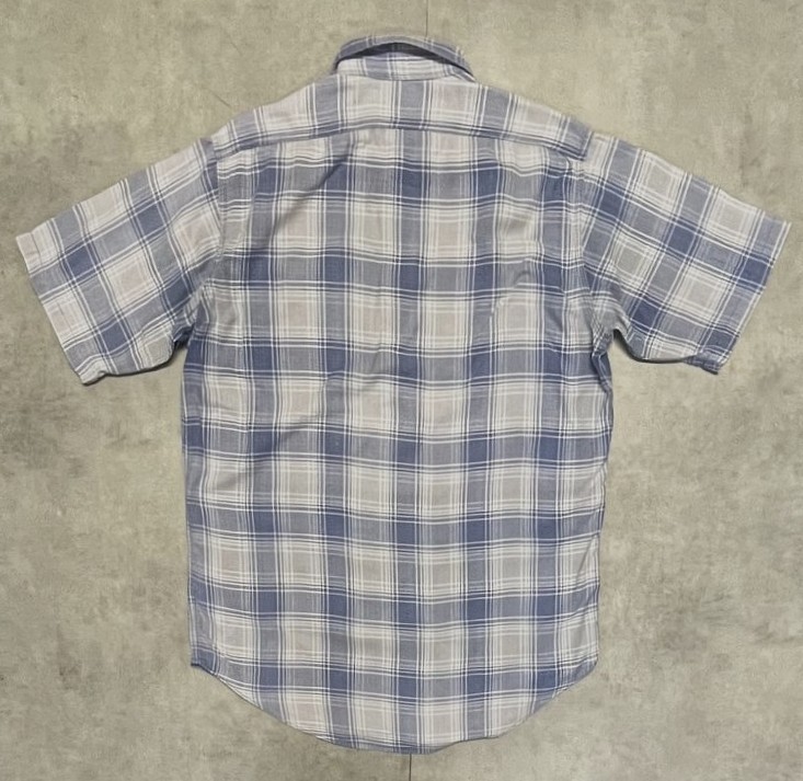 画像3: 90'S RRL 三ツ星タグ ライトフランネル 半袖 ワークシャツ チェック柄 (VINTAGE)