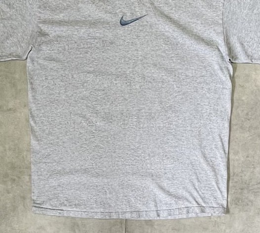 画像: 00'S NIKE センターロゴ 半袖 Tシャツ グレー (VINTAGE)
