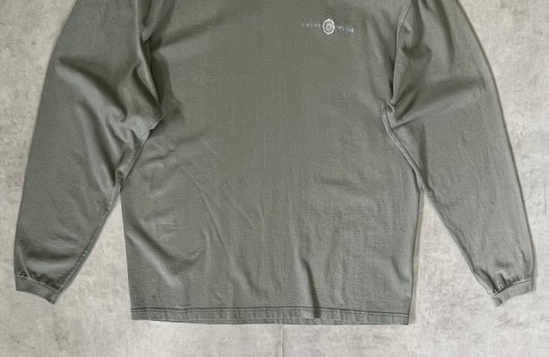 画像: 00'S PATAGONIA  x LOTUS DESIGNS "BENEFICIAL T'S" 両面ロゴ刺繍 長袖 Tシャツ オリーブ (VINTAGE)