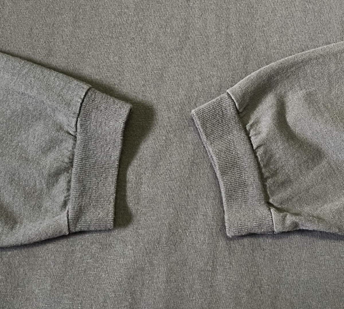 画像: 00'S PATAGONIA  x LOTUS DESIGNS "BENEFICIAL T'S" 両面ロゴ刺繍 長袖 Tシャツ オリーブ (VINTAGE)