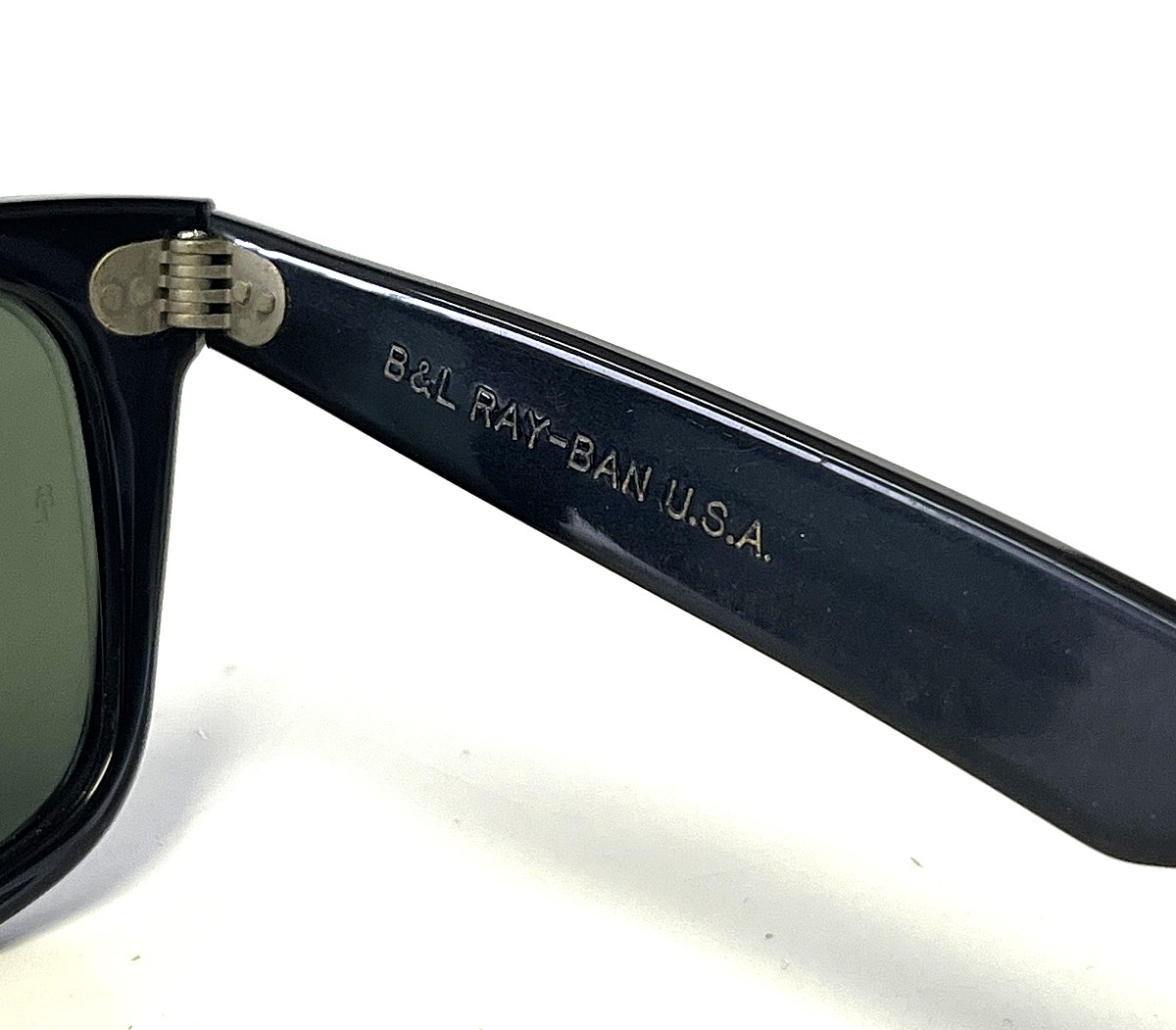 画像5: 80'S B&L ボシュロム製 RAY-BAN "WAYFARER" サングラス ブラック USA製 (VINTAGE)