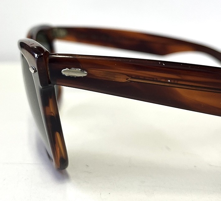 画像3: 80'S B&L ボシュロム製 RAY-BAN "WAYFARER" サングラス べっ甲ブラウン USA製 (VINTAGE)
