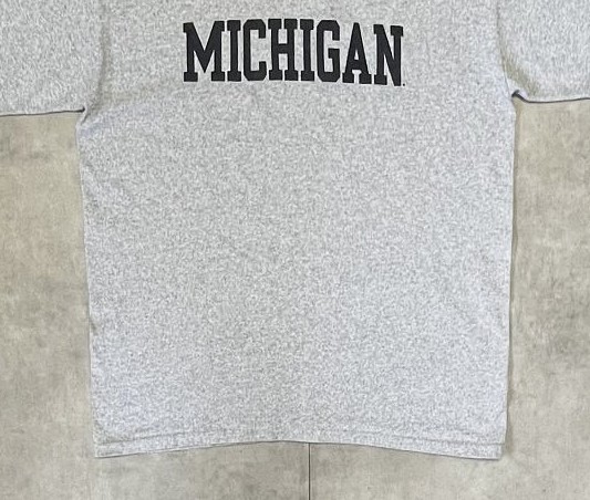 画像: 90'S THE COTTON EXCHANGE シングルステッチ 半袖 Tシャツ ヘザーグレー USA製 (VINTAGE)