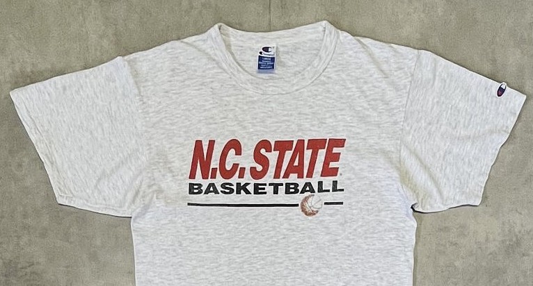 画像: 90'S CHAMPION 青タグ シングルステッチ 半袖 Tシャツ アッシュグレー USA製 (VINTAGE)