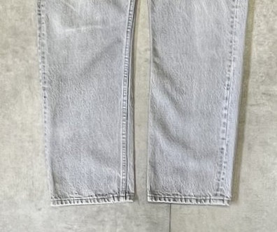 画像: 80'S LEVIS 501 デニム 先染めグレー W36L30 USA製 (VINTAGE)