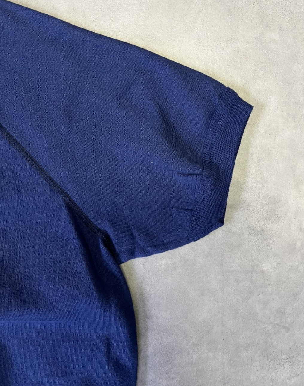 画像: 80'S GEARING UP ラグランスリーブ クルーネック 半袖 スウェットシャツ ネイビー (DEADSTOCK)