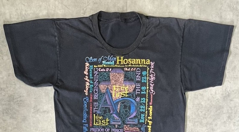 画像: 90'S CALIFORNIA CASUALS シングルステッチ 半袖 Tシャツ フェードブラック (VINTAGE)