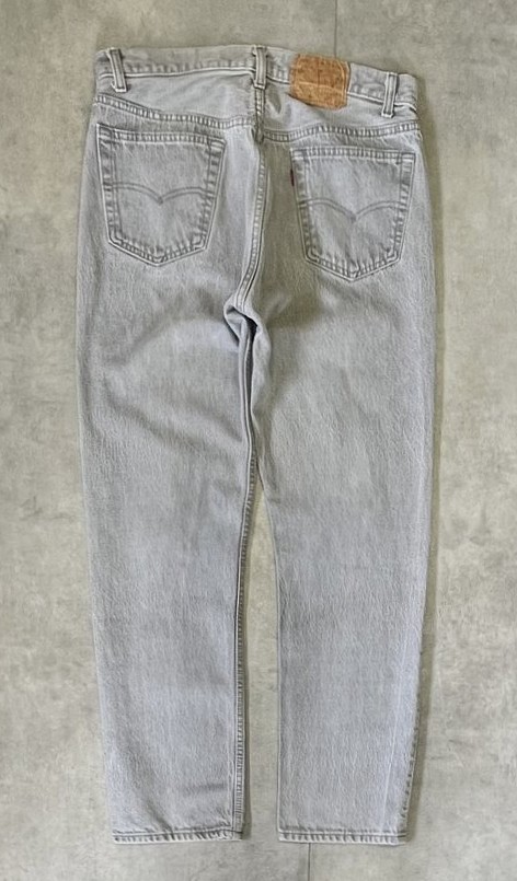 画像3: 80'S LEVIS 501 デニム 先染めグレー W36L30 USA製 (VINTAGE)
