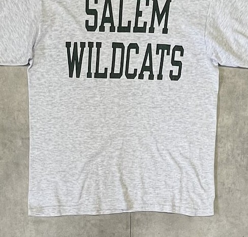 画像: 90'S CHAMPION 青タグ シングルステッチ 半袖 Tシャツ アッシュグレー USA製 (VINTAGE)