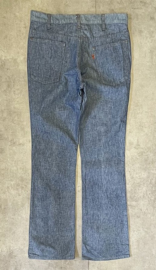 画像5: 70'S LEVIS ボタン裏32 ブーツカットデニム インディゴ 42TALONジップ USA製 (DEADSTOCK)
