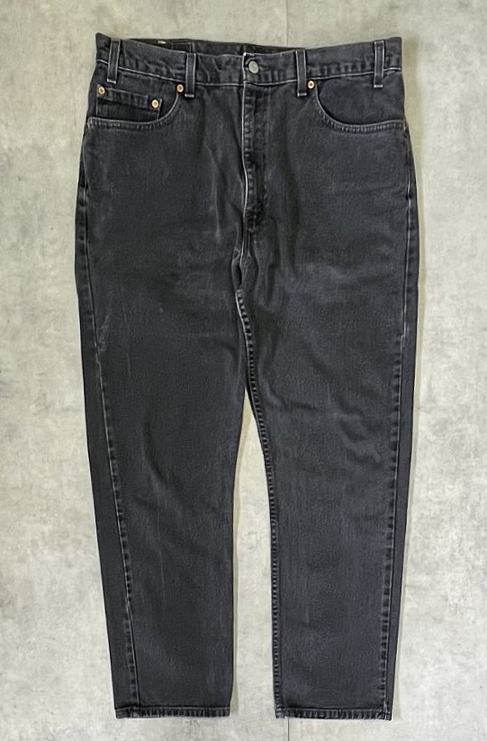 画像1: 00'S LEVIS 505 デニム ブラック USA製 W38L30 (VINTAGE)