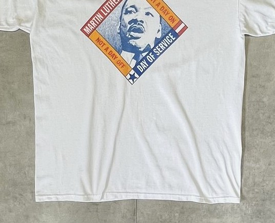 画像: 90'S MARTIN LUTHER KING JR "キング牧師" 半袖 Tシャツ ホワイト (VINTAGE)