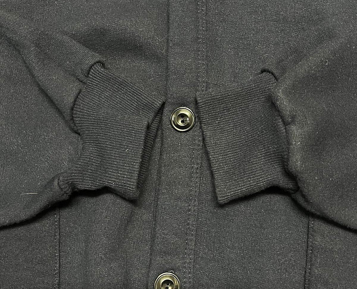 画像: 90'S JERZEES スウェット カーディガン 無地 ネイビー (MINT CONDITION)