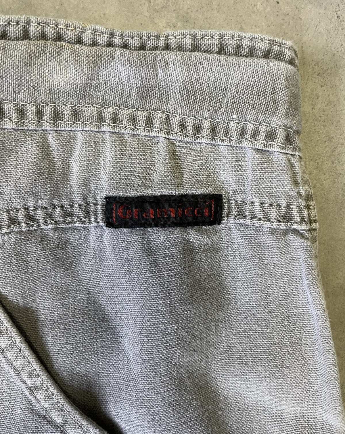 画像6: 80'S GRAMICCI 旧ロゴ ベルト付き ショーツ グレー USA製 (VINTAGE)