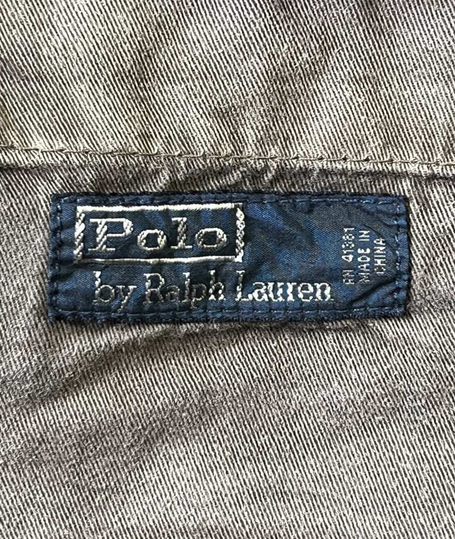 画像2: 90'S RALPH LAUREN カーゴショーツ カーキ (VINTAGE)
