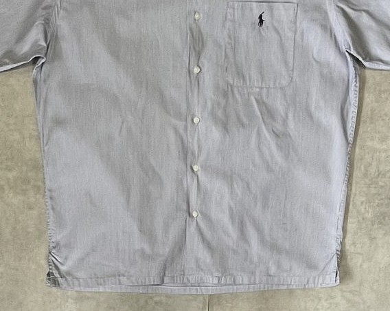 画像: 90'S RALPH LAUREN "CALDWELL" コードレーン 半袖 オープンカラーシャツ ストライプ柄 (VINTAGE)