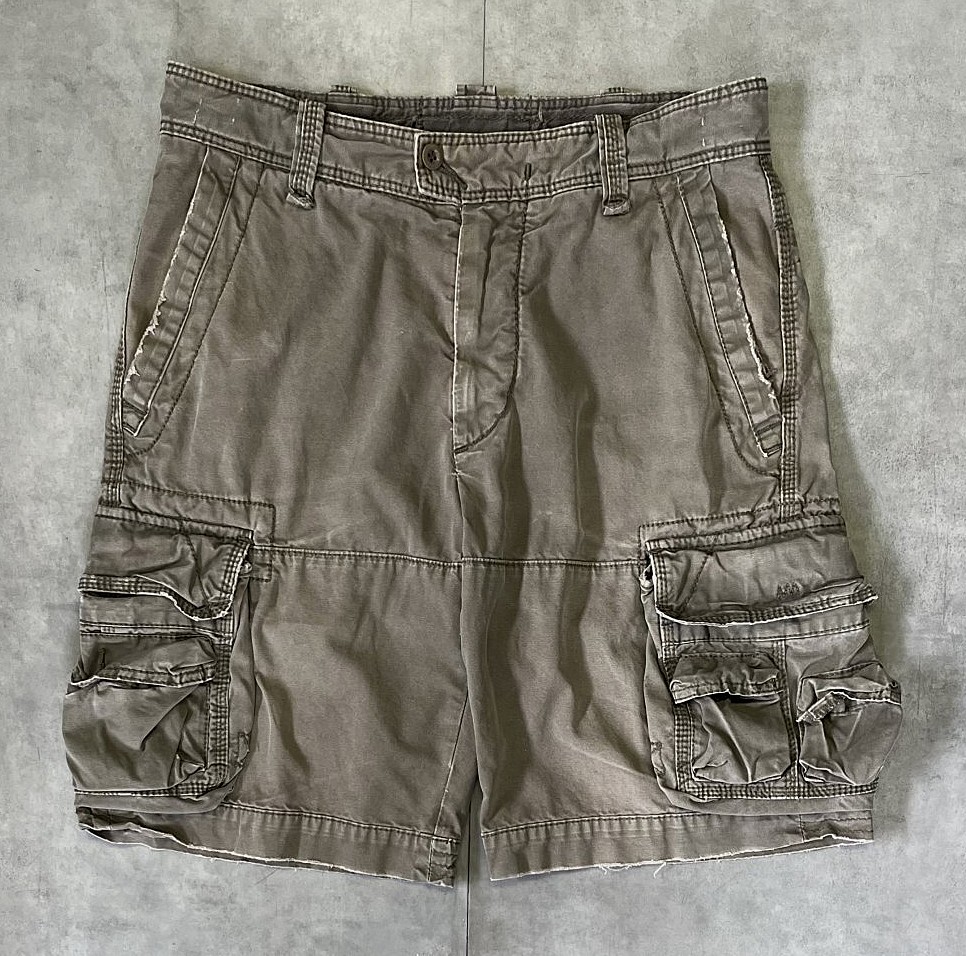画像1: 90'S RALPH LAUREN カーゴショーツ カーキ (VINTAGE)