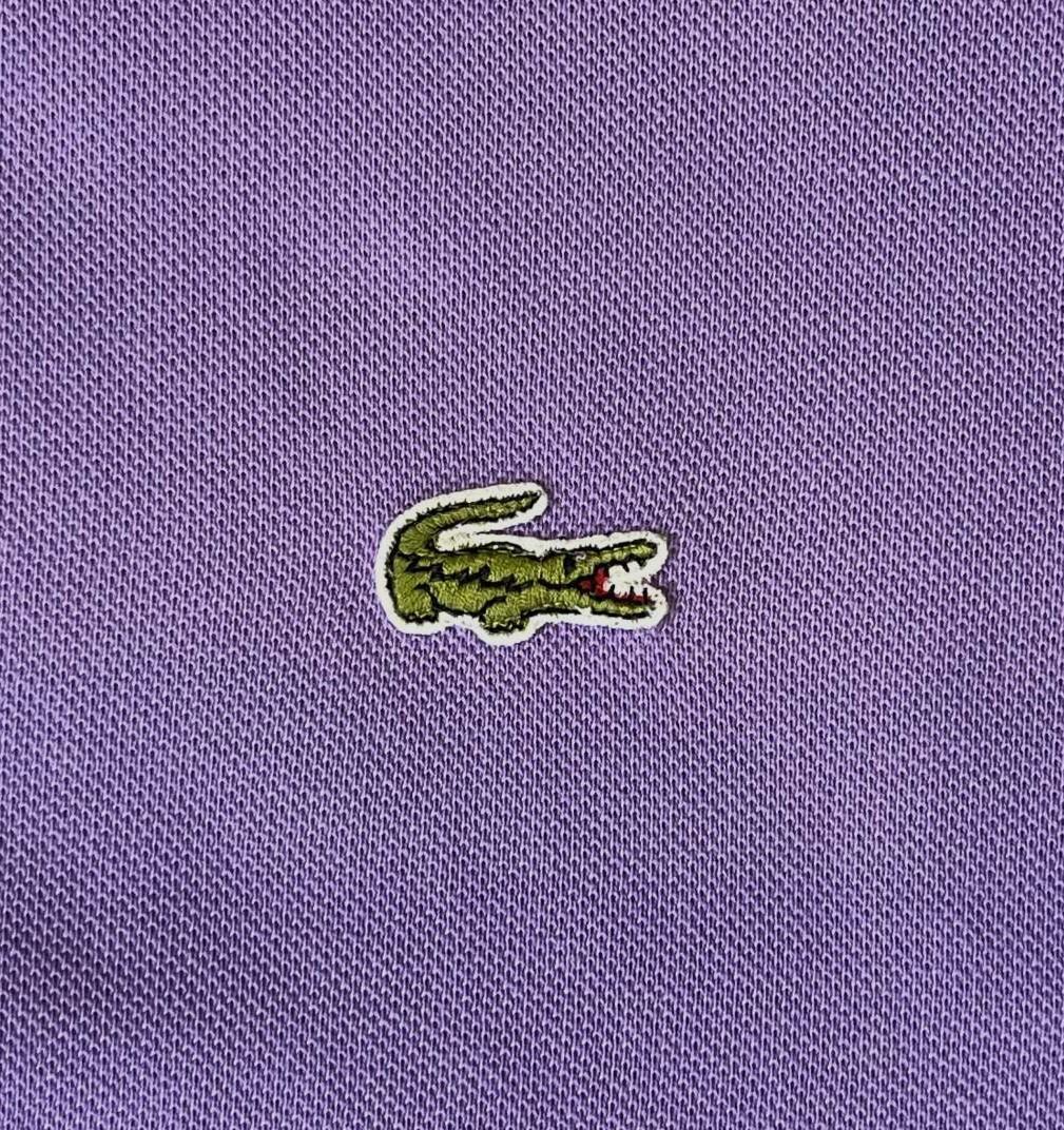 画像3: 80'S CHEMISE LACOSTE ポロシャツ ライラック フランス製 (VINTAGE)